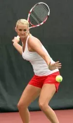 Senior Chelsey Gullickson enjoyed a perfect first day at the Hoosier Classic.