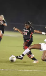 Chika Ibiam scored her first career goal vs. MSU.