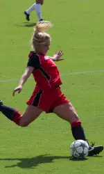 Madeline Barker scored Georgia's first of two goals.