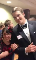 Ben Reynolds at the Special Olympics Prom