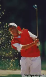 Goetze-Ackerman won seven individual titles, including the 1992 NCAAs, during her two seasons at UGA.