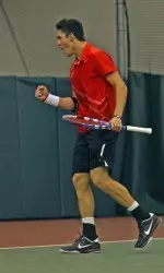 Ignacio Taboada started things off for Georgia in singles.