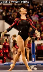 Noel Couch scored a career-high 9.95 on floor.