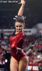 Shayla Worley is ranked No. 6 nationally on beam.