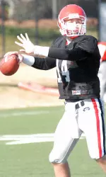 Hutson Mason joined Aaron Murray as the MVPs on offense during the spring.