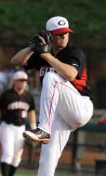 Ross Ripple was one of eight Bulldog pitchers to see action Tuesday.