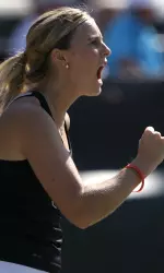 Lilly Kimbell (pictured above) and Maho Kowase, won their 22nd consecutive doubles match to clinch the doubles point for Georgia.