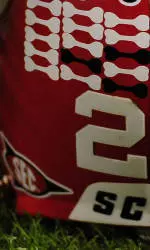 Bones that adorn the helmets of Georgia’s football team.