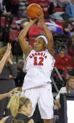 Hassell upped her season scoring average from 11.3 to 12.3 ppg last week.