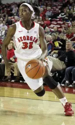 Erika Ford scored eight points in Georgia's 77-46 victory over Missouri.