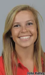 Freshman Sammi Lee is one of four Georgia golfers to post a par-or-better loop this fall.