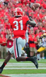 Georgia is hoping to have leading receiver Chris Conley back for Saturday's game at No. 7 Auburn.