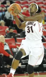 Erika Ford netted 15 points and added four steals on Thursday against Mercer