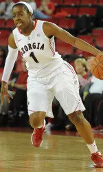 Khaalidah Miller became Georgia's 35th 1,000-point scorer on Tuesday against Furman