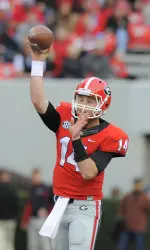 Hutson Mason threw for 160 yards and a touchdown in Georgia's 45-6 win against Appalachian State.