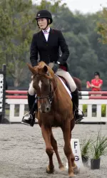 Kylee Arbuckle earned MOP honors in Equitation on the Flat vs. Auburn