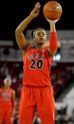 Freshman Shacobia Barbee had 20 points for UGA, including three clutch free throws.