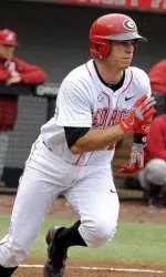 Senior Brett DeLoach went 3-for-3 Friday.