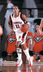 Kiesha Brown has been selected as Georgia's legend for the 2013 SEC Tournament
