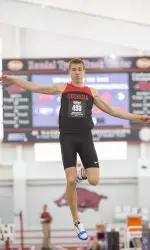 Freshman Maicel Uibo is ranked seventh in the nation in the heptathlon heading into NCAAs.