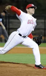 Bryan Benzor earned the win Saturday over the Flames.