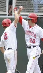 Georgia pounded Florida 9-2 to take the series.