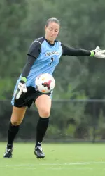 Caitlin Woody registered her third straight shutout in goal.