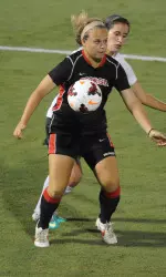 Cara Smith had her first career point vs. LSBU - an assist to Marion Crowder.