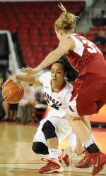 Marjorie Butler scored a season-high nine points against Mercer.