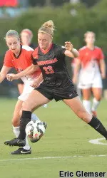 Emma Sonnett played all 90 minutes of last weekend's win over No. 14. South Carolina.