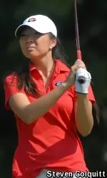 Harang Lee played a bogey-free second round.