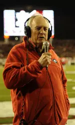 Loran Smith on the sidelines during the Auburn game on Nov. 15, 2014.