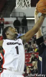 Yante Maten is averaging 6.5 ppg, 3.5 rpg and 2.5 bpg to date for Georgia.
