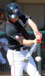 Freshman Stephen Wrenn notched a pair of RBIs against Clemson