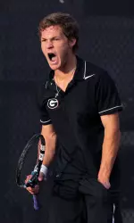 Nick Wood clinched the outright SEC title for Georgia.