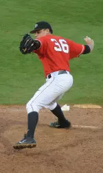 Senior Dylan Cole pitched a career-high three scoreless innings of relief.