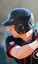 Skyler Weber had one of Georgia's four hits on the day.