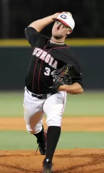 Pete Nagel threw 1.1 scoreless innings Tuesday night to close out Georgia's 6-2 win over Clemson.
