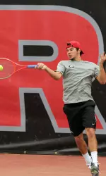 Garrett Brasseaux was a 6-0, 6-0 winner in singles.