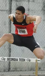 Drew Branch finished second in the 400m hurdles to pace Georgia's scoring on Sunday.