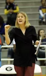 Head coach Lizzy Stemke led the Bulldogs to their first NCAA Tournament appearance since 2004.