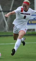 Caroline Waters scored her first career goal on Friday.