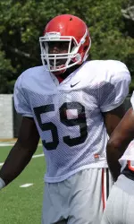 Jordan Jenkins had five tackles and three sacks in Saturday's scrimmage.