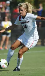 Laura Eddy made her return from her third ACL surgery in Sunday's game.