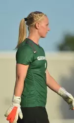 Louise Hogrell had her second straight shutout in goal for UGA.