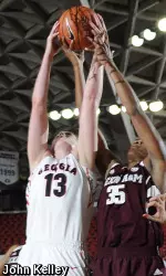 Mackenzie Engram led Georgia offensively for the second straight game.