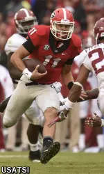 Greyson Lambert completed 24-of-25 passes against South Carolina.