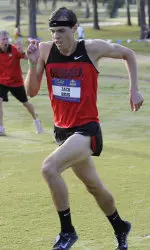 Zack Sims had the Bulldogs' top finish during his final SEC Cross Country Championships.