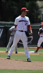 As a member of the 2015 USA Collegiate National Team, Robert Tyler beat Cuba at BB&T Ballpark on July 4.