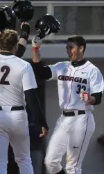 Freshman Keegan McGovern went 3-for-5 with a home run and 4 RBI in his debut.